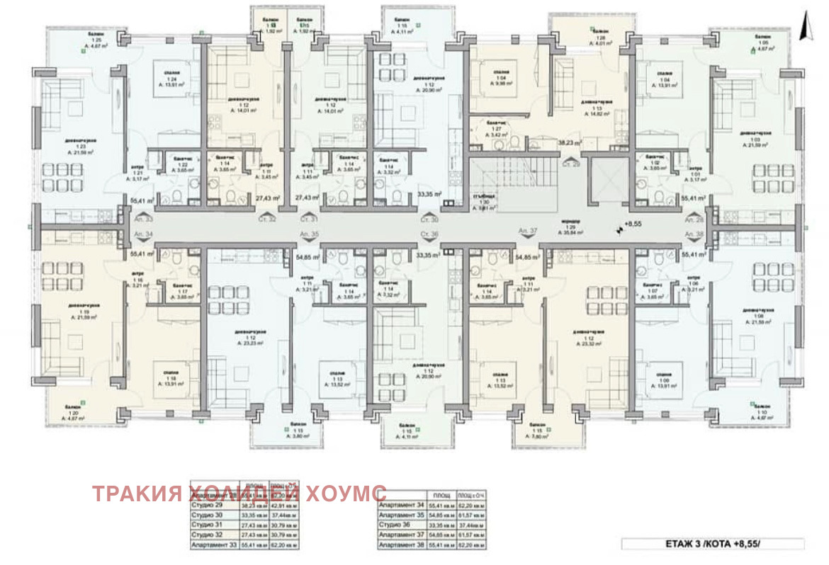 Продава 1-СТАЕН, с. Равда, област Бургас, снимка 7 - Апартаменти - 54199310