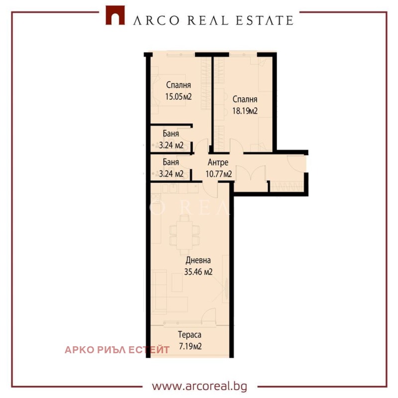 Продава  3-стаен град София , Кръстова вада , 121 кв.м | 78787631 - изображение [4]