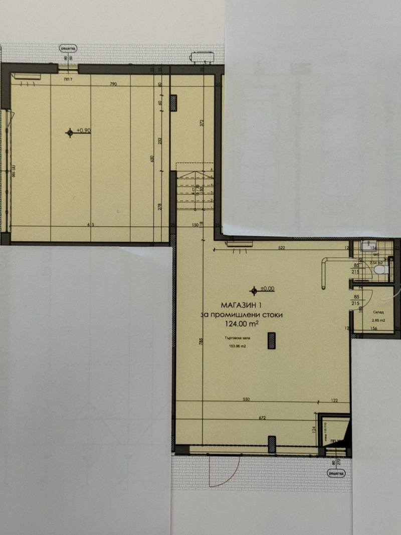 Продава МАГАЗИН в град Пловдив, Кършияка - 129 кв.м / При запитване, СП РЕЗИДЕНС
