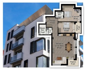 Продажба на тристайни апартаменти в град Пловдив — страница 39 - изображение 12 