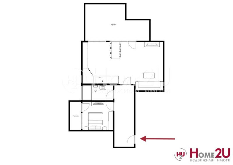 Myytävänä  1 makuuhuone Plovdiv , Hristo Smirnenski , 87 neliömetriä | 28951195 - kuva [9]