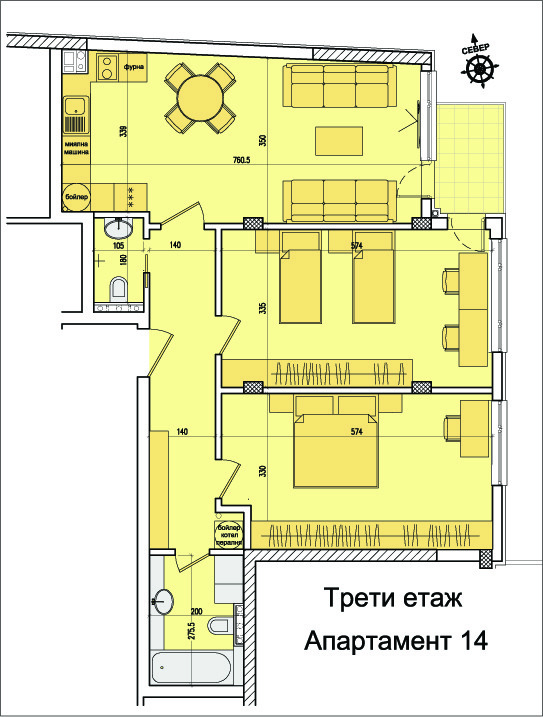 Zu verkaufen  2 Schlafzimmer Sofia , Krastowa wada , 118 qm | 50724176 - Bild [2]