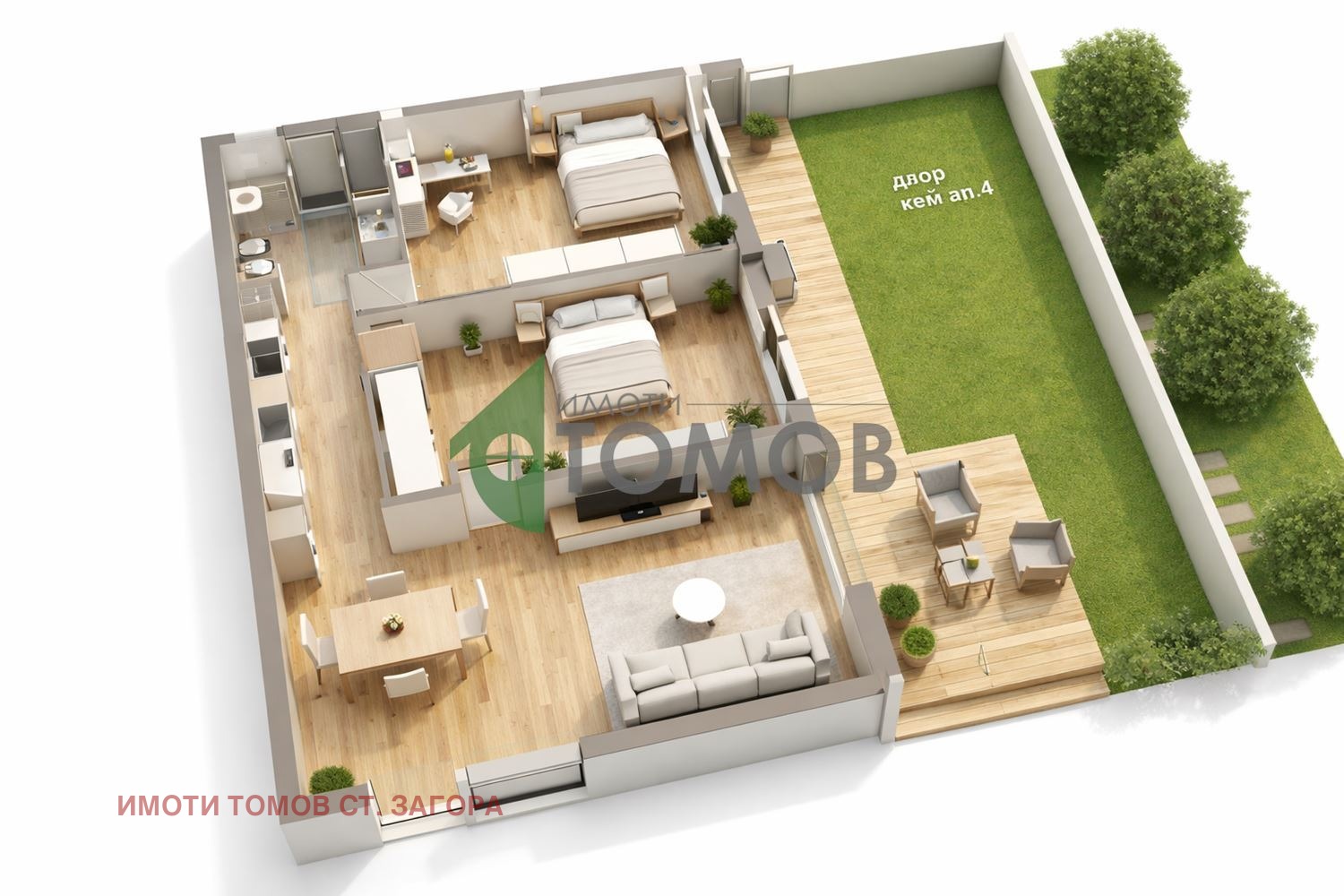 Продава 3-СТАЕН, гр. Стара Загора, Самара 3, снимка 2 - Апартаменти - 53996874