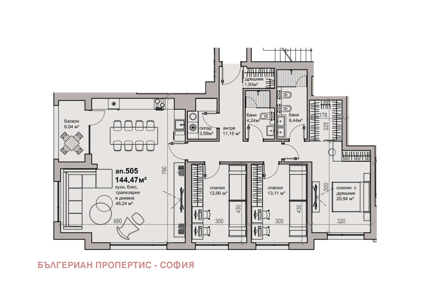Продава 4-СТАЕН, гр. София, Кръстова вада, снимка 11 - Апартаменти - 54199662