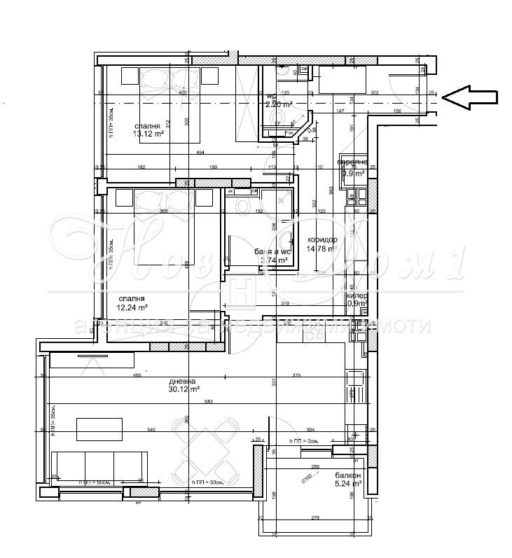 Продава 3-СТАЕН, гр. Варна, Левски 1, снимка 2 - Aпартаменти - 45300010