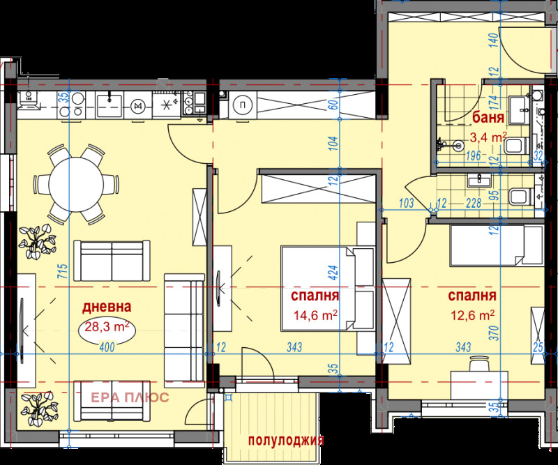 Продава 3-СТАЕН, гр. София, Овча купел, снимка 4 - Aпартаменти - 47251124