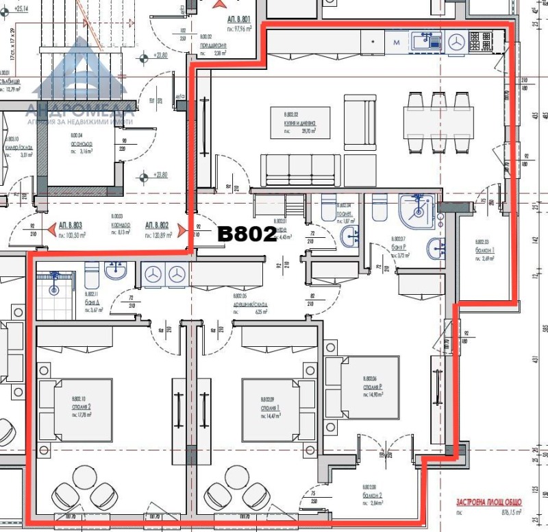 Eladó  3+ hálószoba Pleven , Sirok centar , 136 négyzetméter | 12560035 - kép [3]