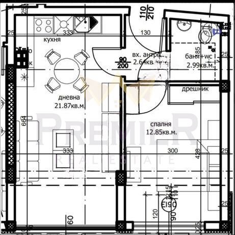 Na prodej  1 ložnice Varna , Levski 1 , 58 m2 | 65738211 - obraz [6]