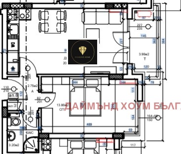 À venda  1 quarto Plovdiv , Hristo Smirnenski , 64 m² | 88659807 - imagem [3]