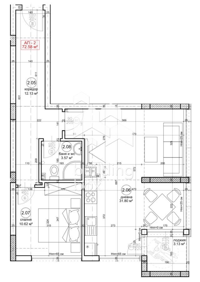 For Sale  1 bedroom Varna , Vazrazhdane 4 , 88 sq.m | 89916382 - image [2]