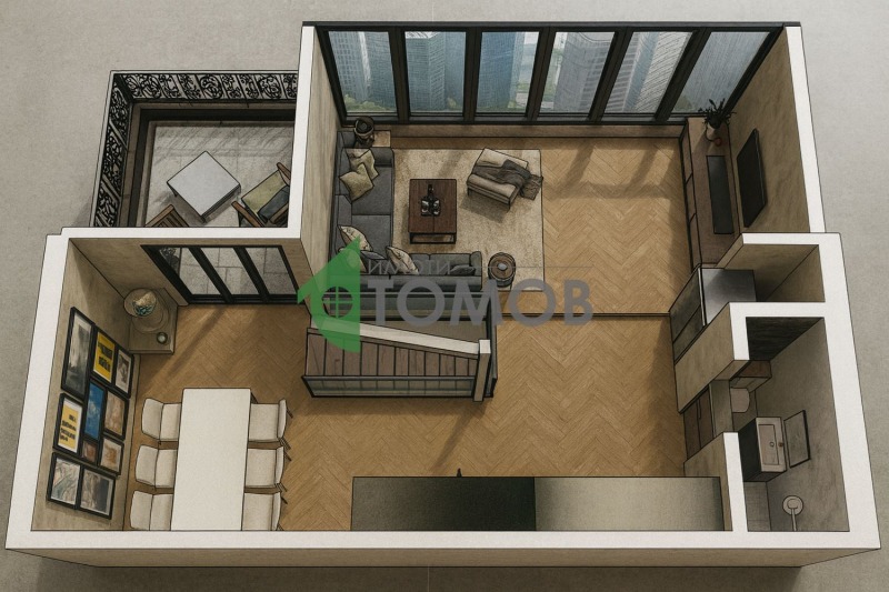 Продава  Мезонет град Шумен , Център , 166 кв.м | 33666501 - изображение [8]