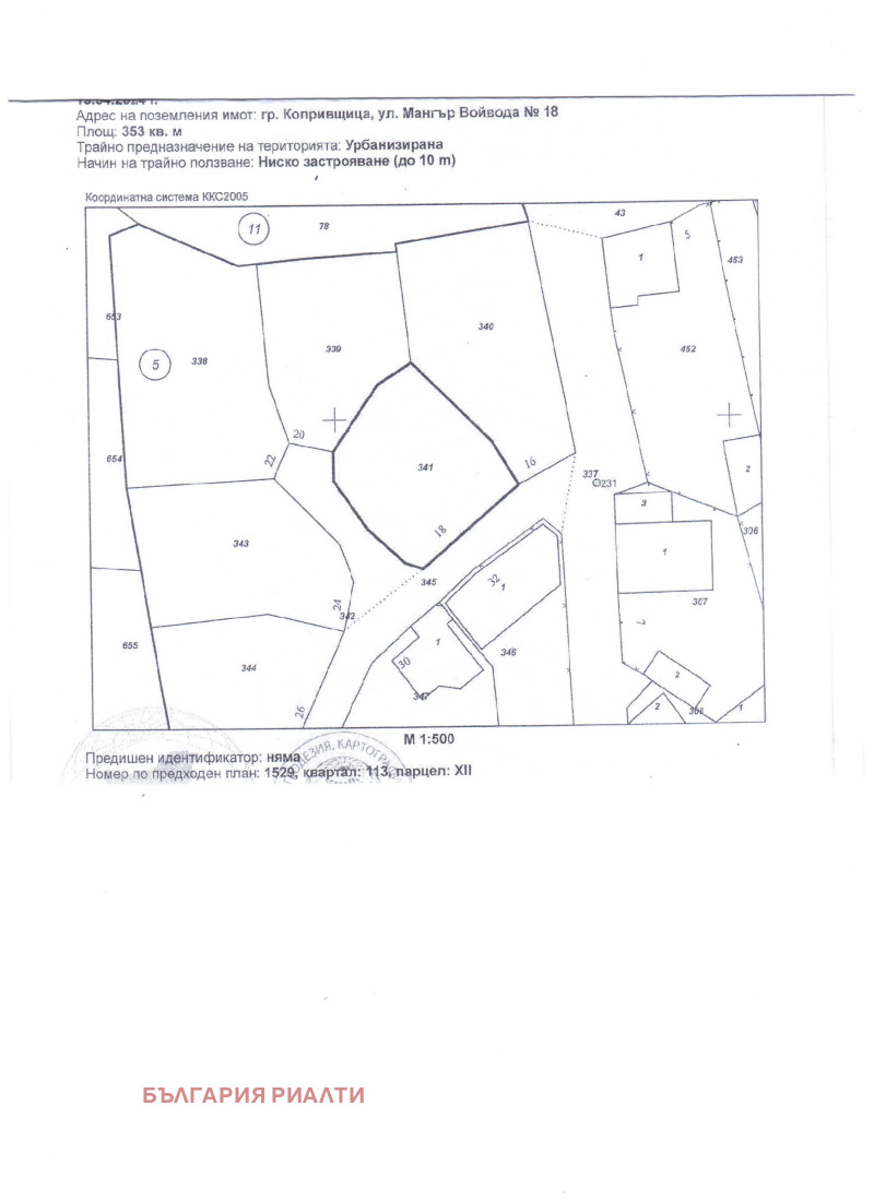 Продава ПАРЦЕЛ, гр. Копривщица, област София област, снимка 5 - Парцели - 47191461