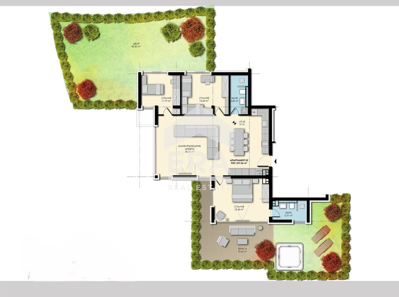 Продава 4-СТАЕН, гр. София, м-т Гърдова глава, снимка 13 - Апартаменти - 56079290