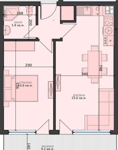 Продава  2-стаен, град Варна, Възраждане 4 • 86 500 EUR • ID 77742332 — holmes.bg - [1] 