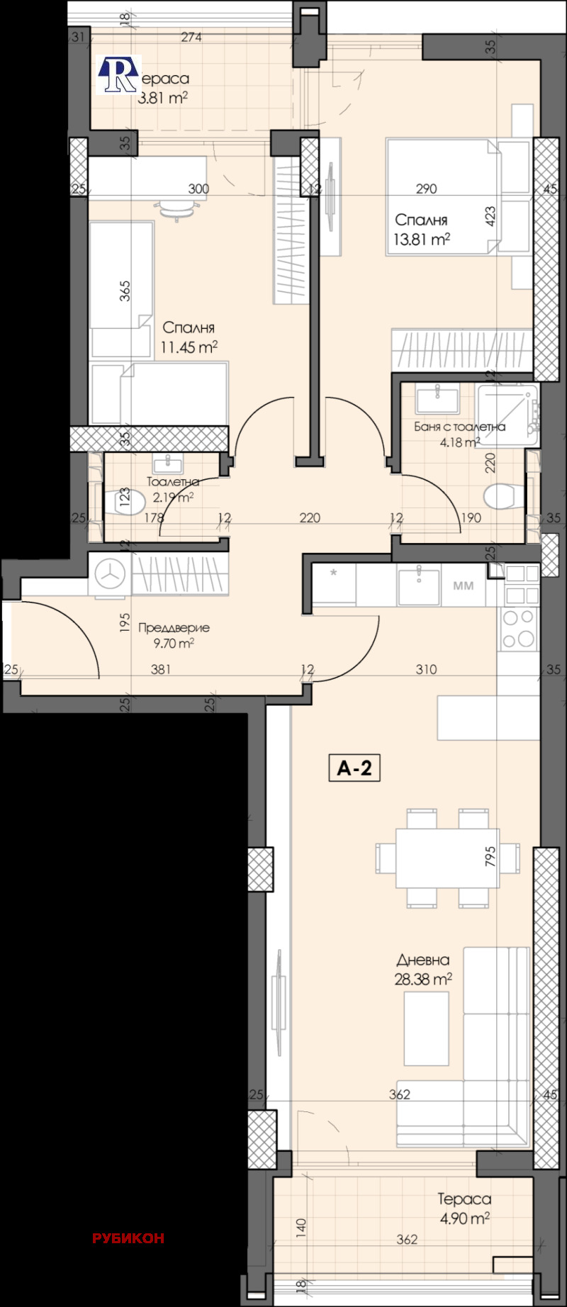 Продава  3-стаен град Пловдив , Кършияка , 113 кв.м | 11045567 - изображение [2]