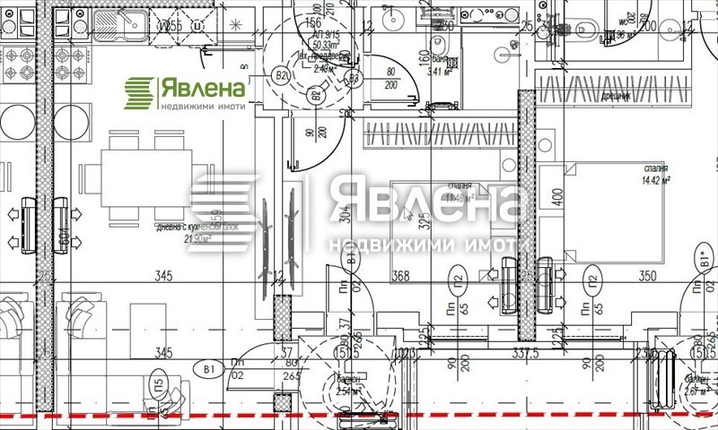 Продается  1 спальня София , Младост 4 , 60 кв.м | 61120368 - изображение [2]