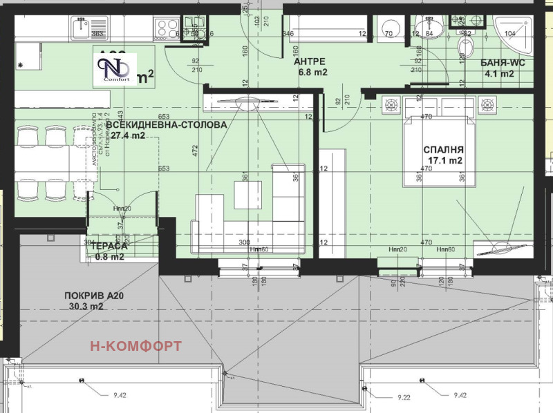 Продава 2-СТАЕН, гр. София, Малинова долина, снимка 7 - Апартаменти - 53161784