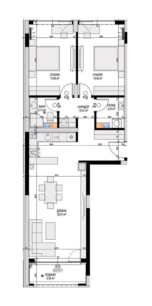 Продава 3-СТАЕН, гр. София, Славия, снимка 2 - Апартаменти - 53021443