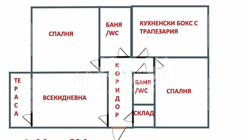 Продава 3-СТАЕН, гр. София, Модерно предградие, снимка 11 - Aпартаменти - 48644067