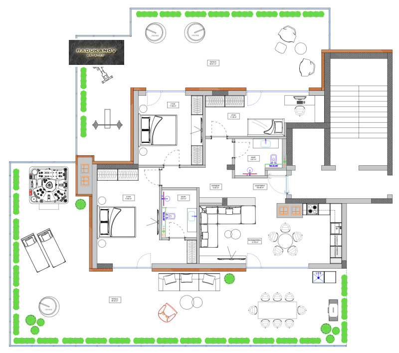 Te koop  3 slaapkamers Sofia , Manastirski livadi , 125 m² | 64241419 - afbeelding [2]