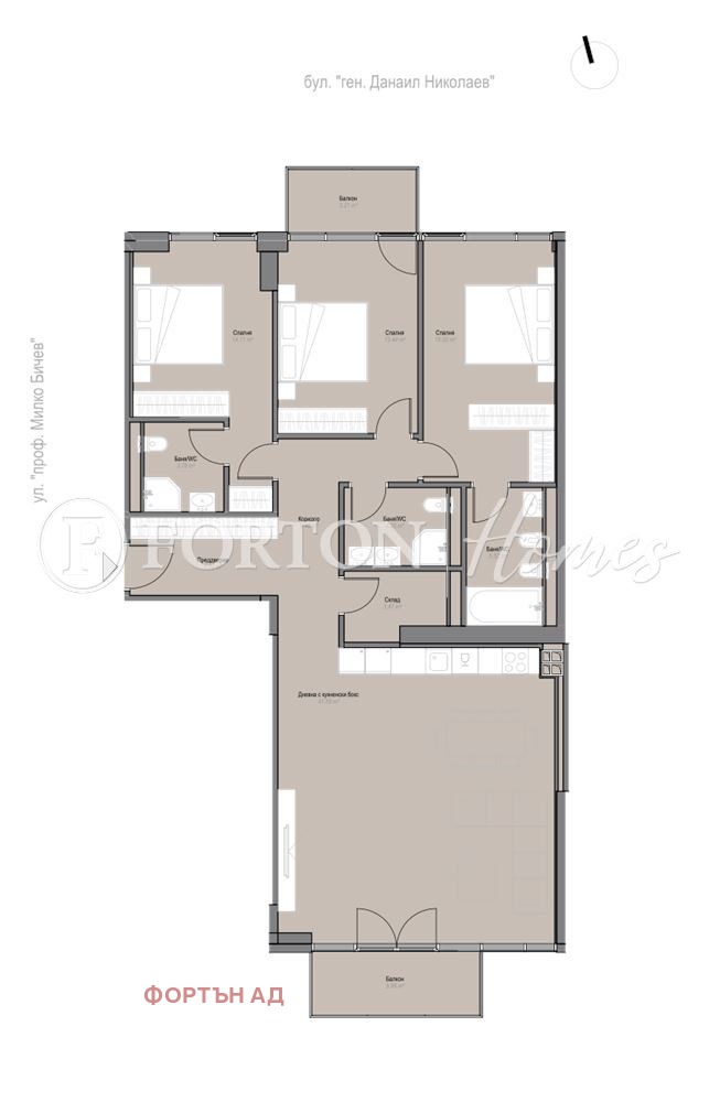 Продава 4-СТАЕН, гр. София, Оборище, снимка 2 - Апартаменти - 54613068