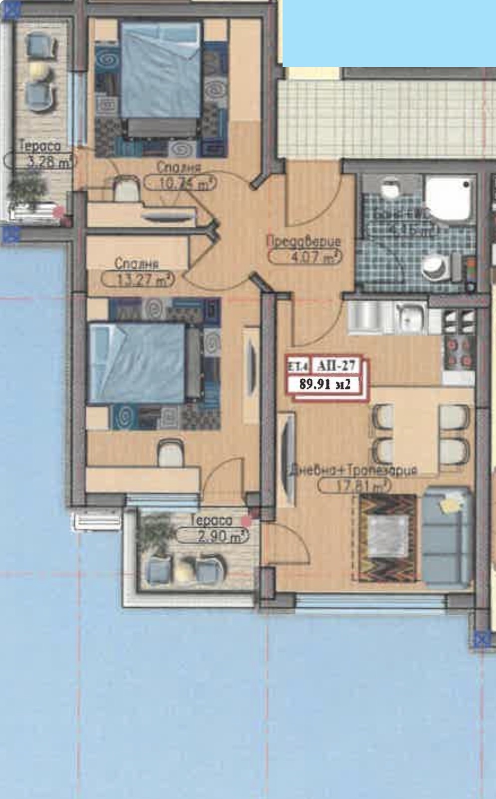 Продава 3-СТАЕН, гр. София, Дружба 1, снимка 3 - Апартаменти - 54295223