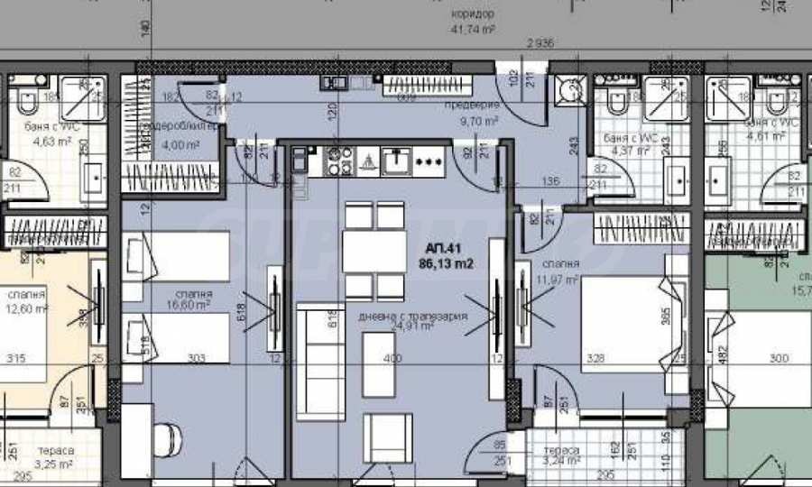 Продава 3-СТАЕН, гр. Пловдив, Тракия, снимка 13 - Апартаменти - 54309731