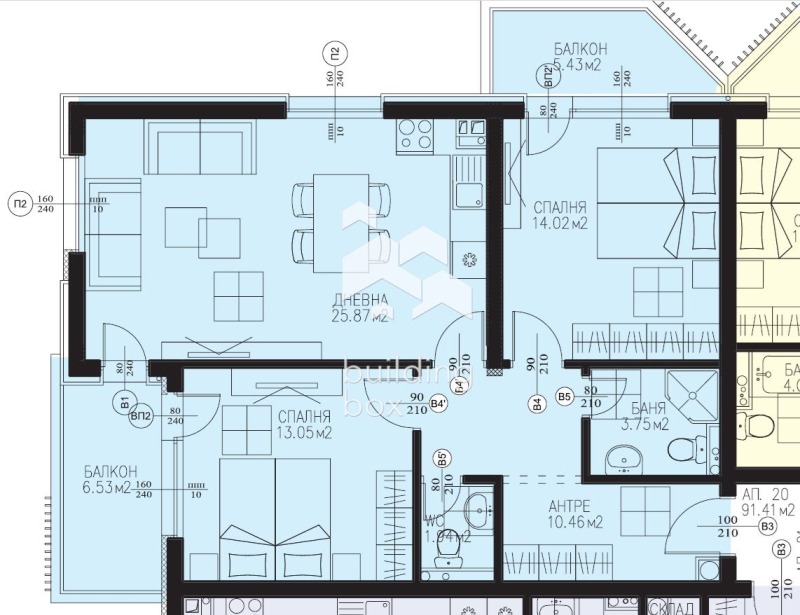 Till salu  2 sovrum Sofia , Dragalevci , 111 kvm | 94990471 - bild [12]