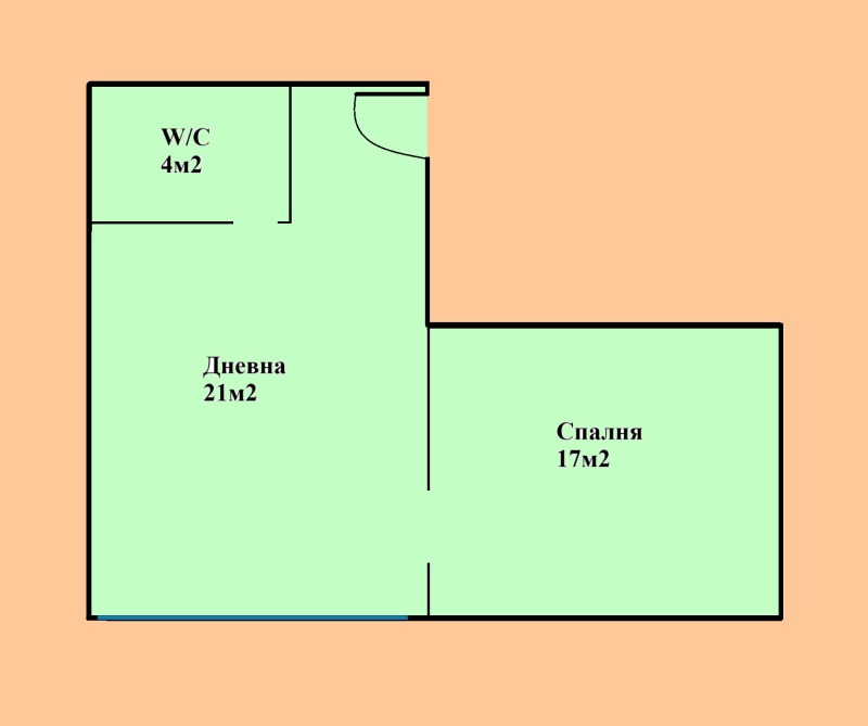 De vânzare  1 dormitor Varna , Briz , 55 mp | 40444160