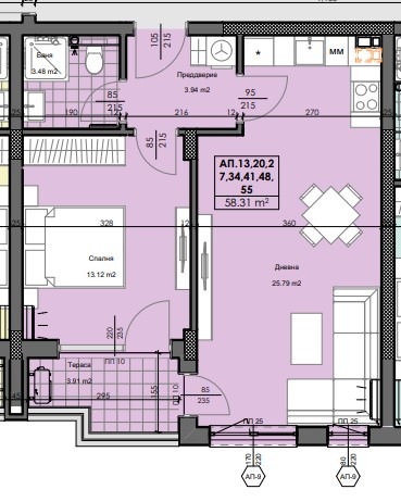 Продава  2-стаен град Пловдив , Кършияка , 69 кв.м | 49634308