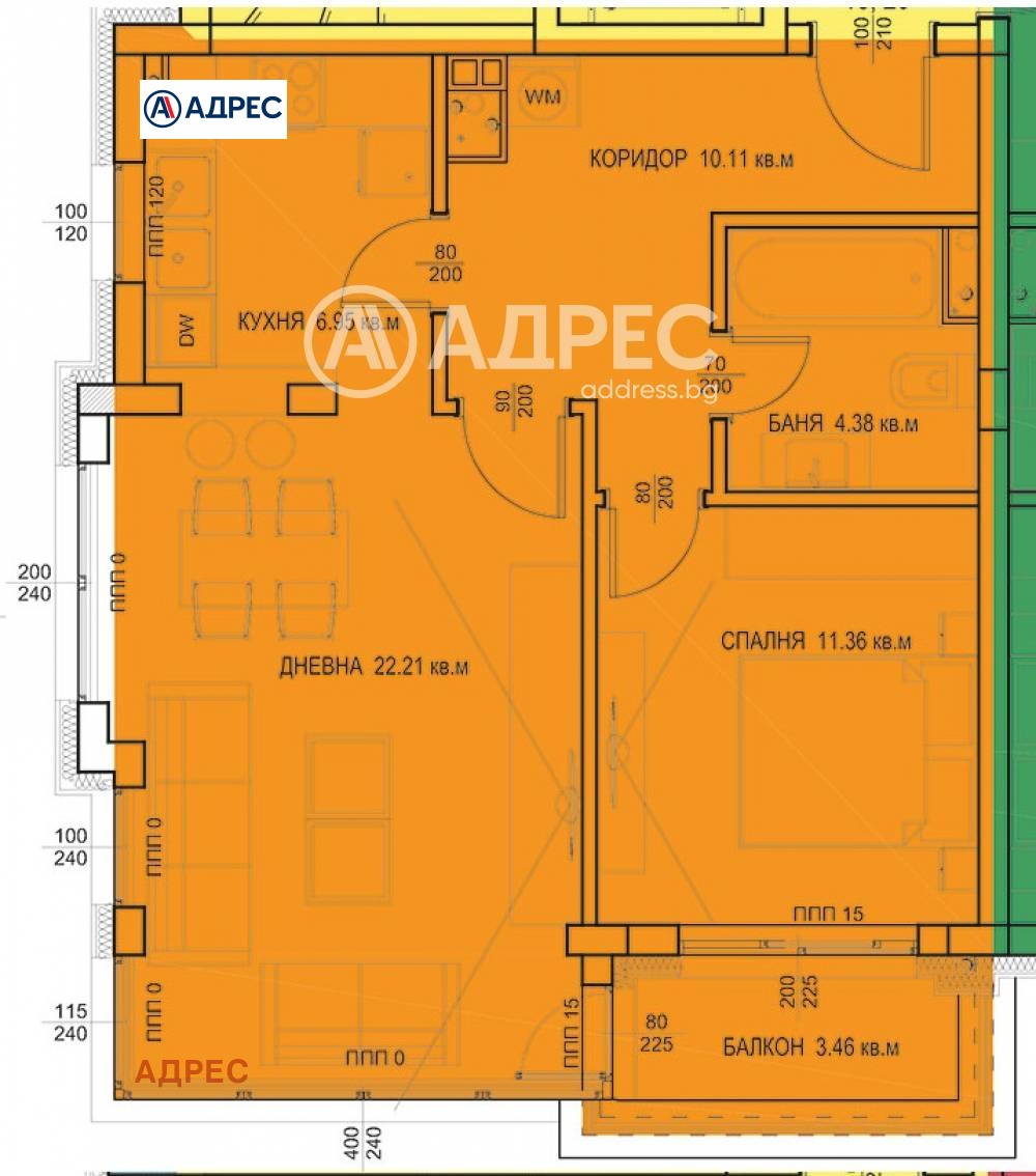 Продава 2-СТАЕН, гр. Варна, к.к. Св.Св. Константин и Елена, снимка 5 - Апартаменти - 54075070