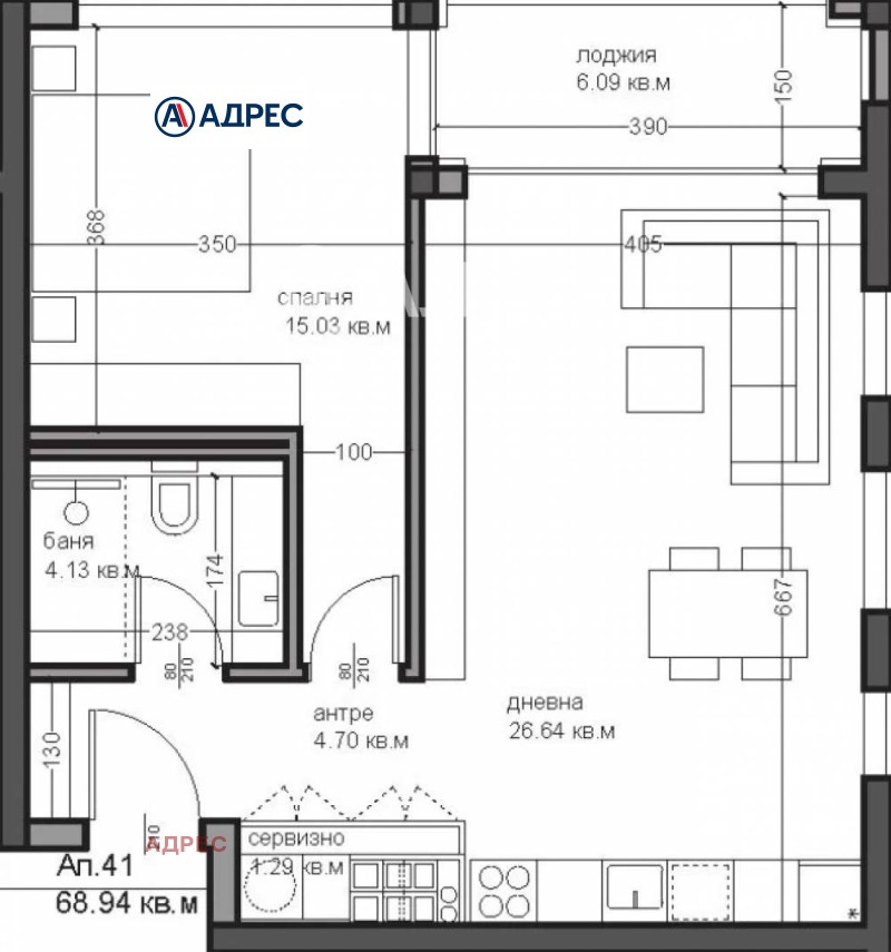 Продава  2-стаен град Варна , Аспарухово , 81 кв.м | 14423290 - изображение [3]