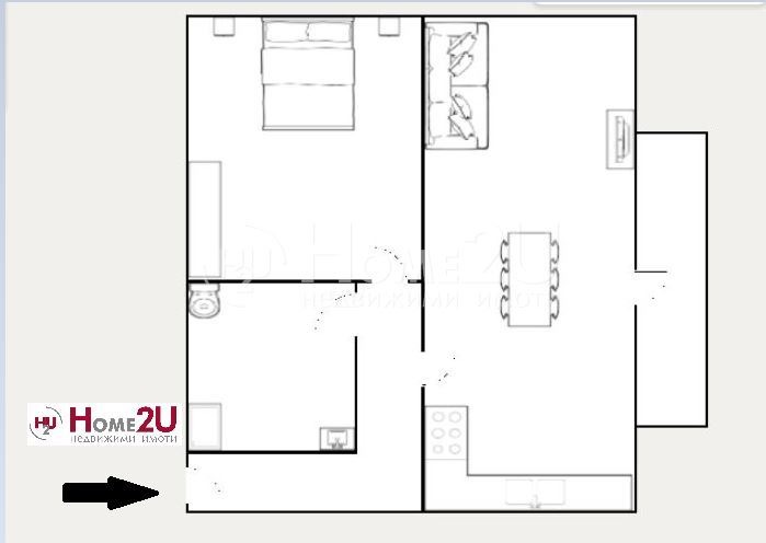 Продава 2-СТАЕН, гр. Пловдив, Тракия, снимка 6 - Апартаменти - 53213566