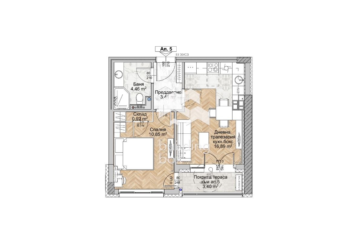 Продава 2-СТАЕН, гр. София, Люлин 8, снимка 2 - Апартаменти - 53702258
