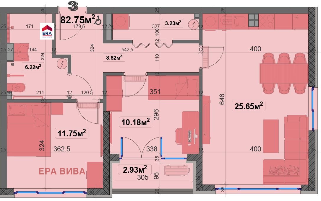 Продава 3-СТАЕН, гр. София, Овча купел, снимка 3 - Апартаменти - 54778539
