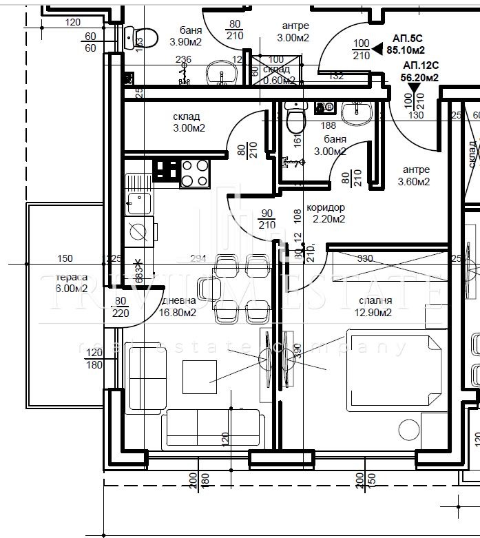 Продава 2-СТАЕН, гр. Пловдив, Беломорски, снимка 3 - Апартаменти - 52605841