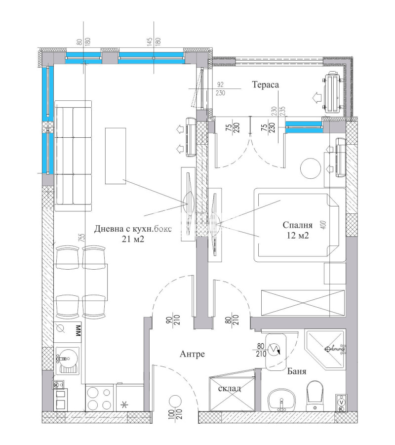 Продава 2-СТАЕН, гр. Пловдив, Христо Смирненски, снимка 2 - Апартаменти - 53119097