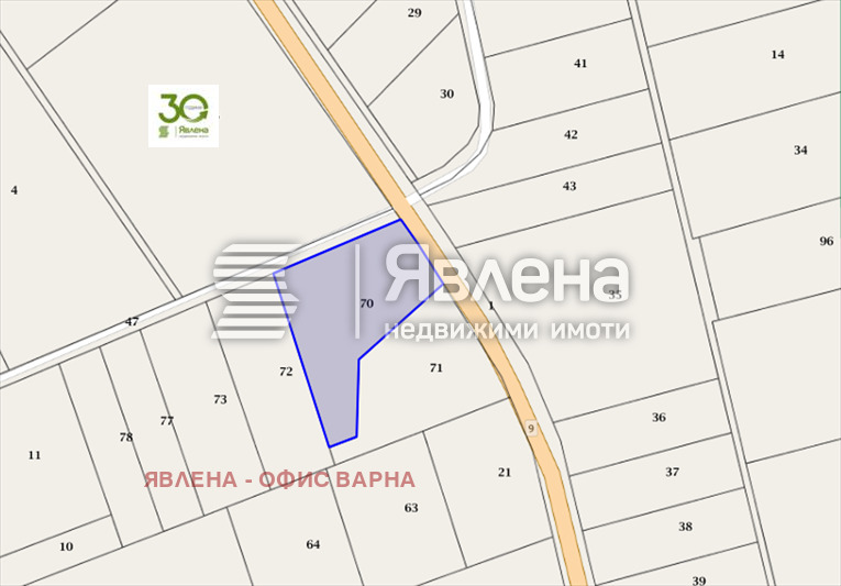 For Sale  Plot region Varna , Bliznatsi , 4498 sq.m | 21441264