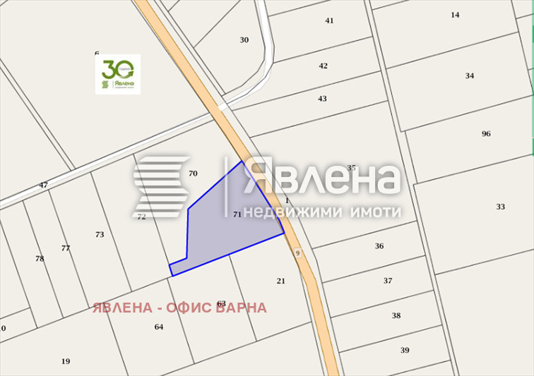 En venta  Trama región Varna , Bliznatsi , 4498 metros cuadrados | 21441264 - imagen [2]