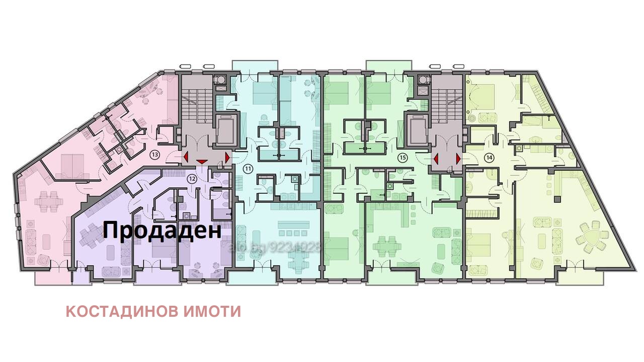 Продава 4-СТАЕН, гр. София, Манастирски ливади, снимка 2 - Апартаменти - 48014156