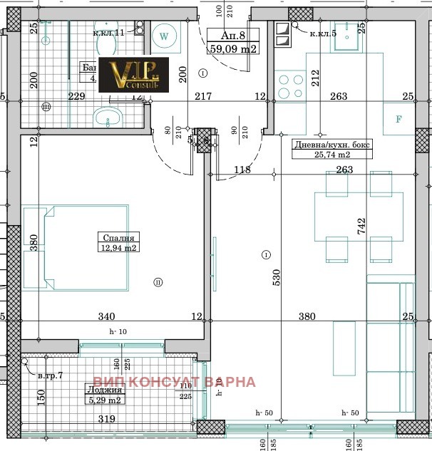 Na prodej  1 ložnice Varna , Vladislav Varnenčik 1 , 71 m2 | 80364234 - obraz [9]