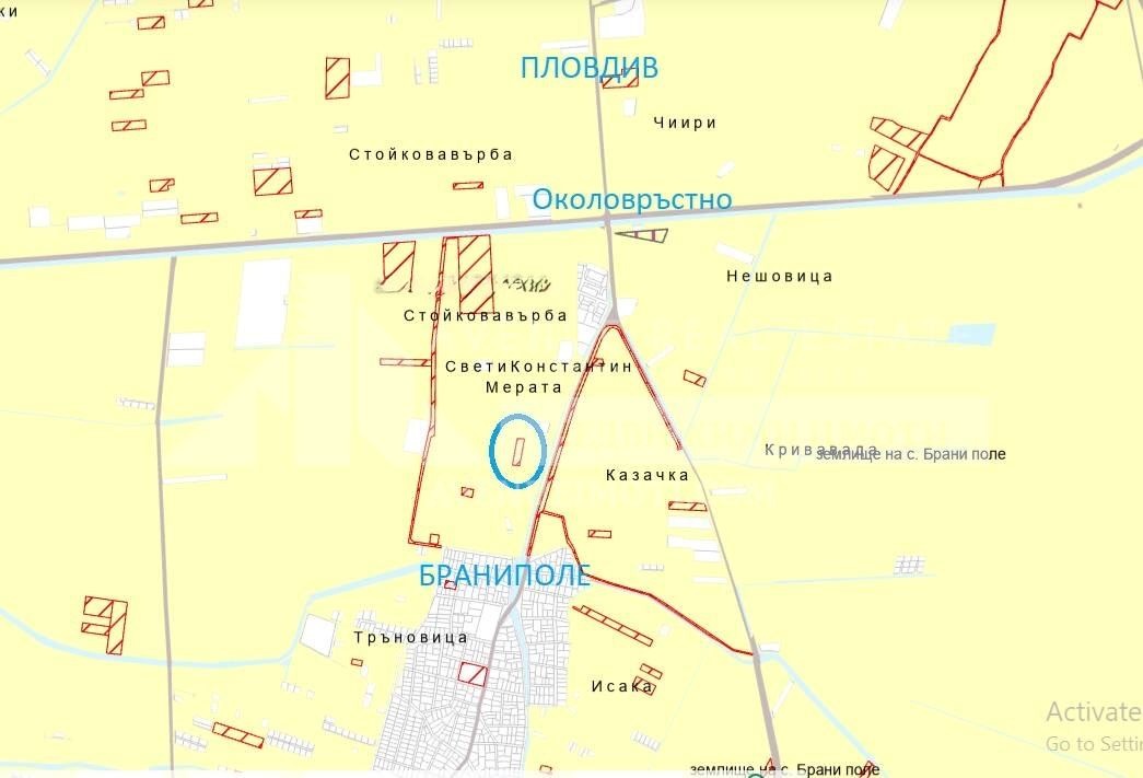 Продава ПАРЦЕЛ, с. Браниполе, област Пловдив, снимка 3 - Парцели - 54301035