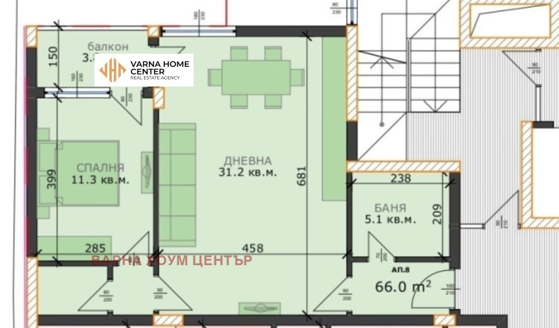 Продава 2-СТАЕН, гр. Варна, м-т Пчелина, снимка 1 - Aпартаменти - 47689394