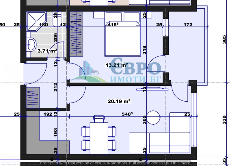 Продава 2-СТАЕН, гр. Стара Загора, Три чучура - север, снимка 2 - Aпартаменти - 48460558