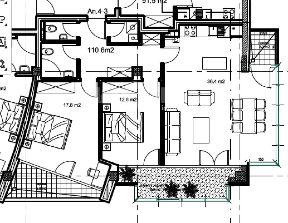 Продава 3-СТАЕН, гр. София, Манастирски ливади, снимка 3 - Апартаменти - 53455129