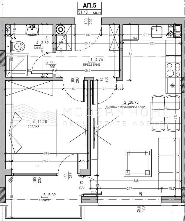 Продава 2-СТАЕН, гр. София, Малинова долина, снимка 5 - Апартаменти - 55129361