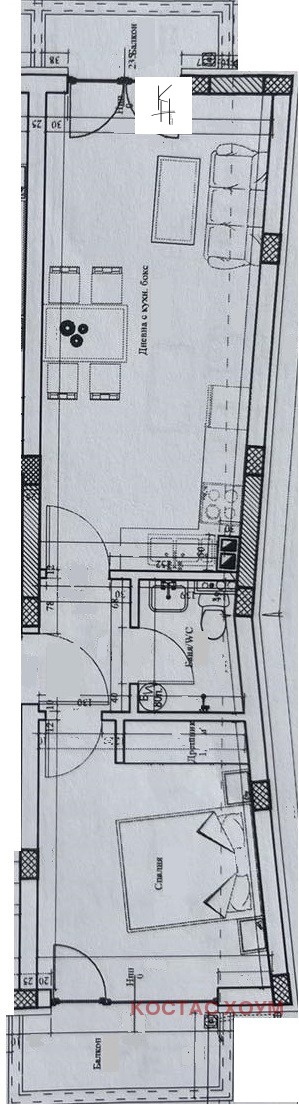 Продава 2-СТАЕН, гр. Варна, Погреби, снимка 2 - Aпартаменти - 48278051