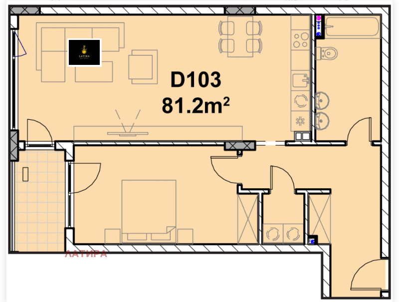 Продава  2-стаен град София , Полигона , 97 кв.м | 54388166 - изображение [7]