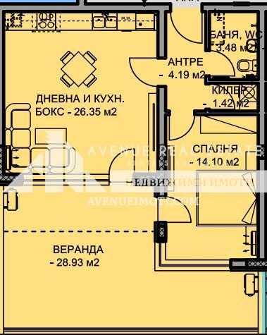 Eladó  1 hálószoba Plovdiv , Ostromila , 83 négyzetméter | 78025465 - kép [2]