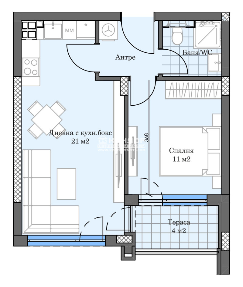 Продава 2-СТАЕН, гр. Пловдив, Кършияка, снимка 5 - Aпартаменти - 49579294